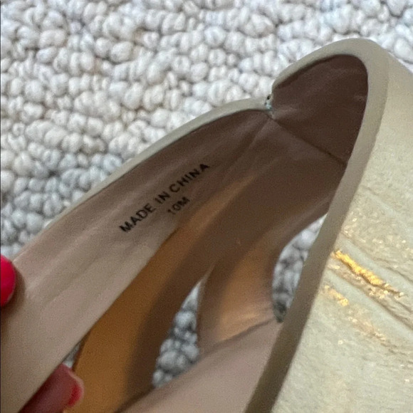 Gold Strappy Sandals - Picture 9 of 9